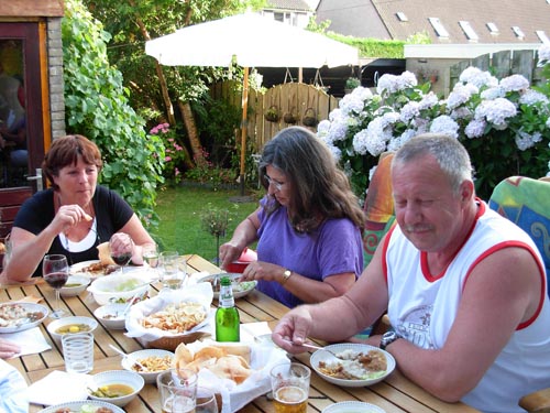 Moniek, Edith en Peder